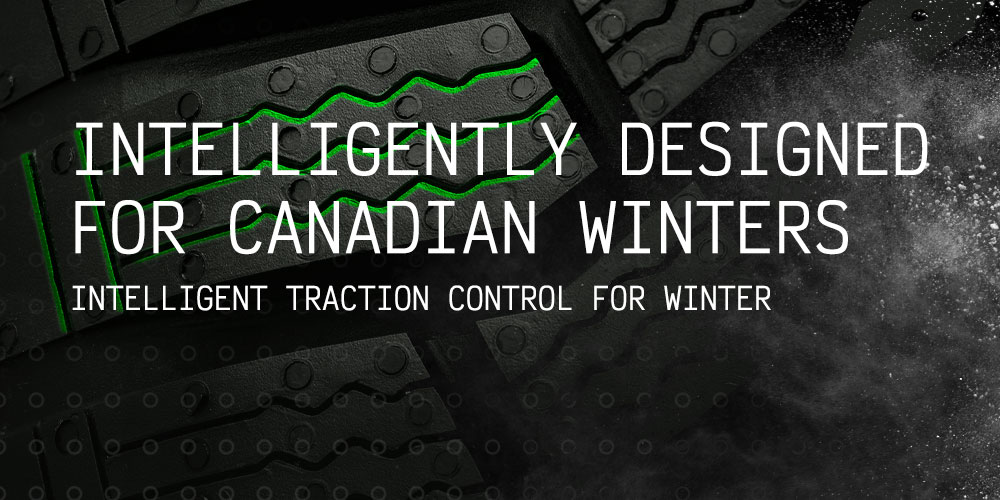 Intelligently designed for Canadian winter. Intelligent traction control for winter.