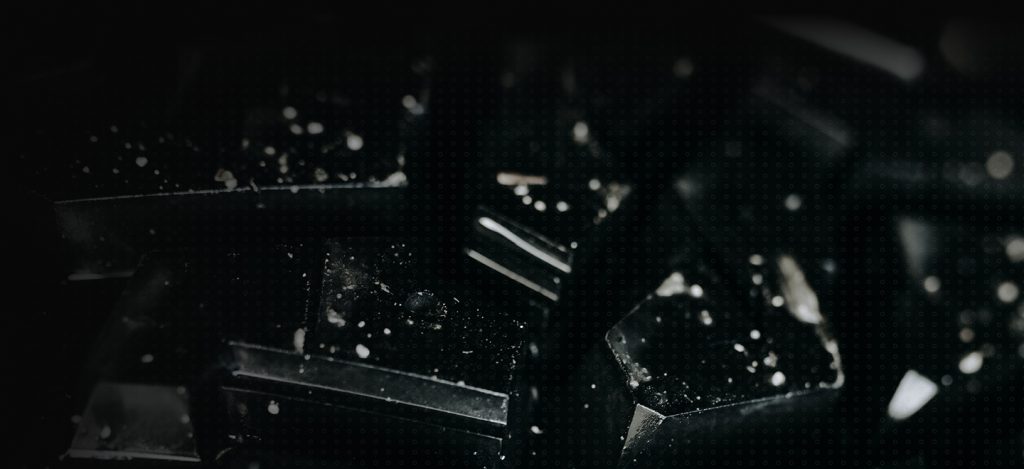 Close up of tire tread
